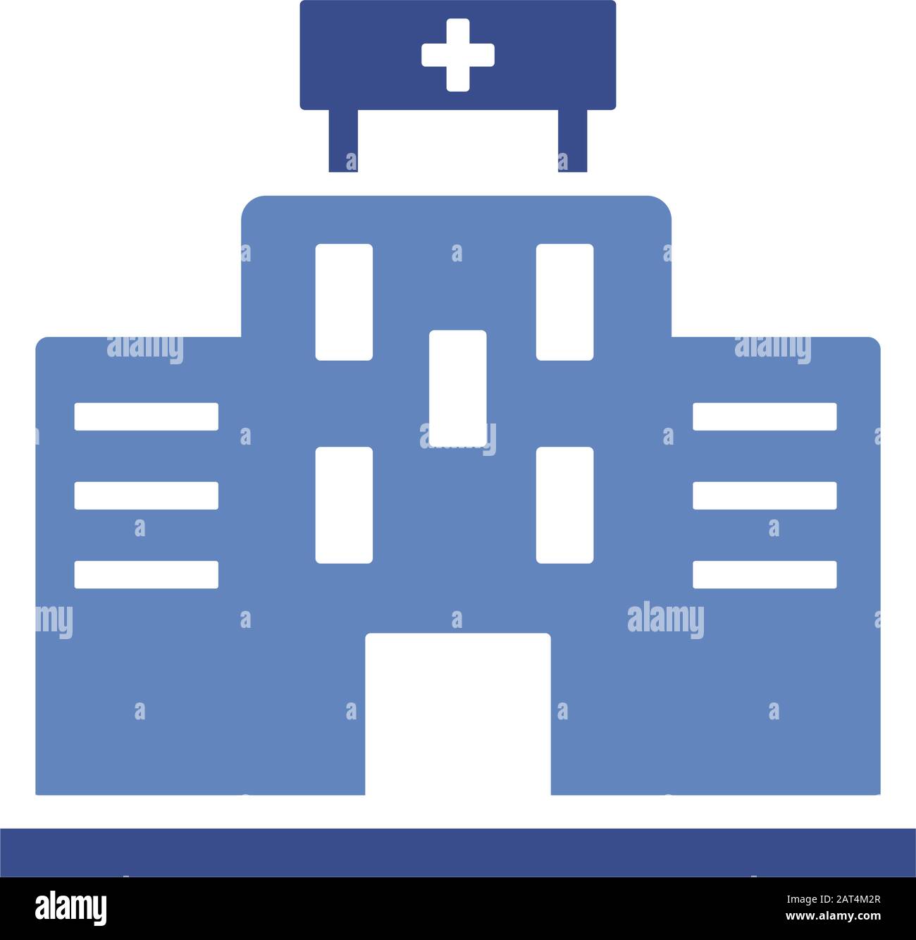 hospital building flat style icon Stock Vector Image & Art - Alamy
