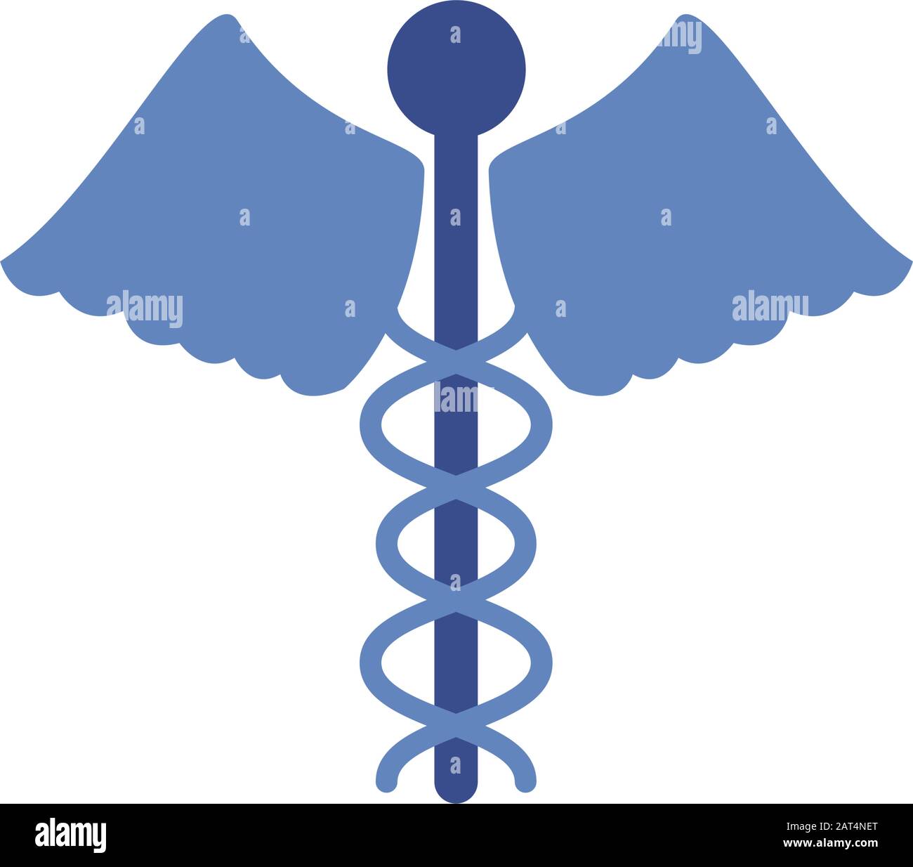 caduceus medical symbol flat icon Stock Vector Image & Art - Alamy