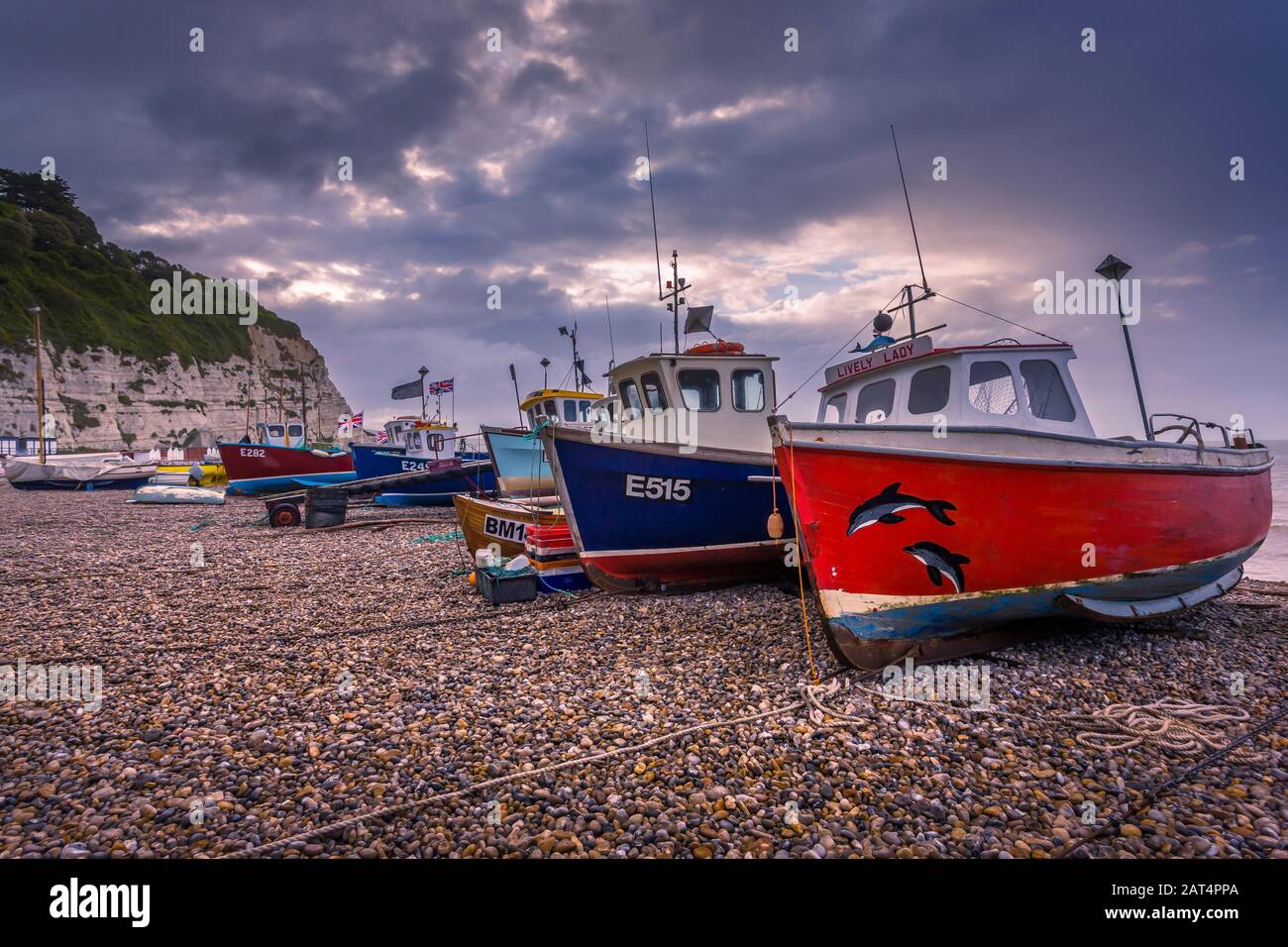 Fishing boats on beach beer hi-res stock photography and images - Alamy