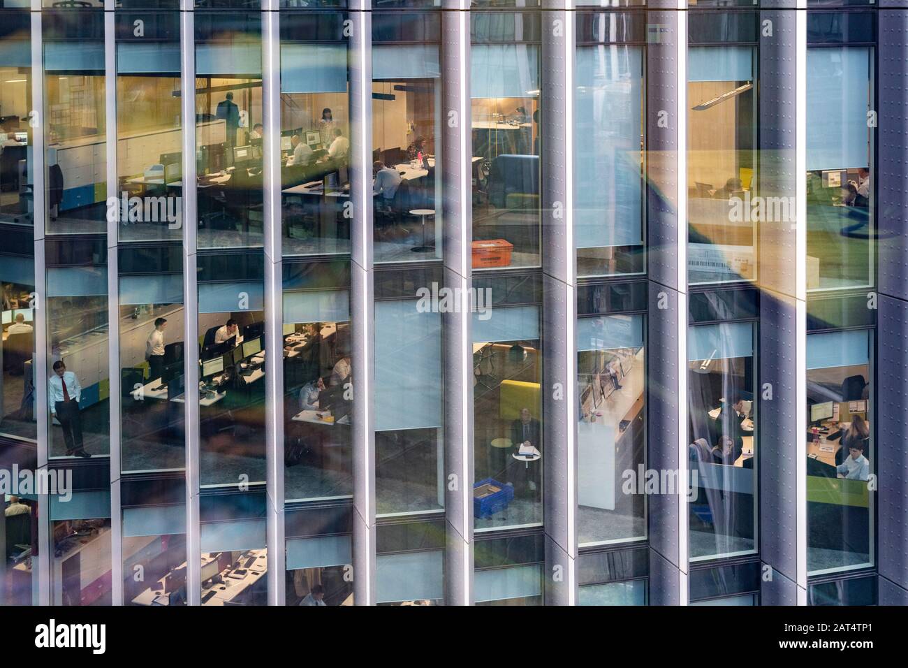 LONDON: Office workers in the City of London Photo: © 2020 David Levenson/Alamy Stock Photo