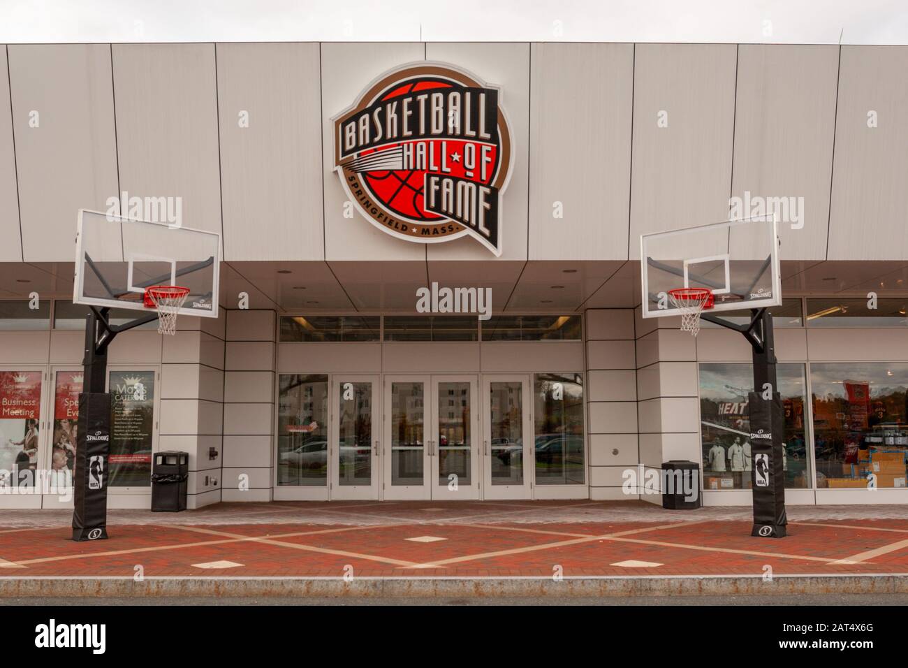 Naismith Memorial Basketball Hall of Fame, Springfield, Massachusetts Stock Photo
