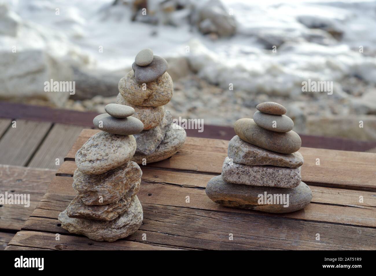 Three Piles Of Stones High Resolution Stock Photography and Images - Alamy