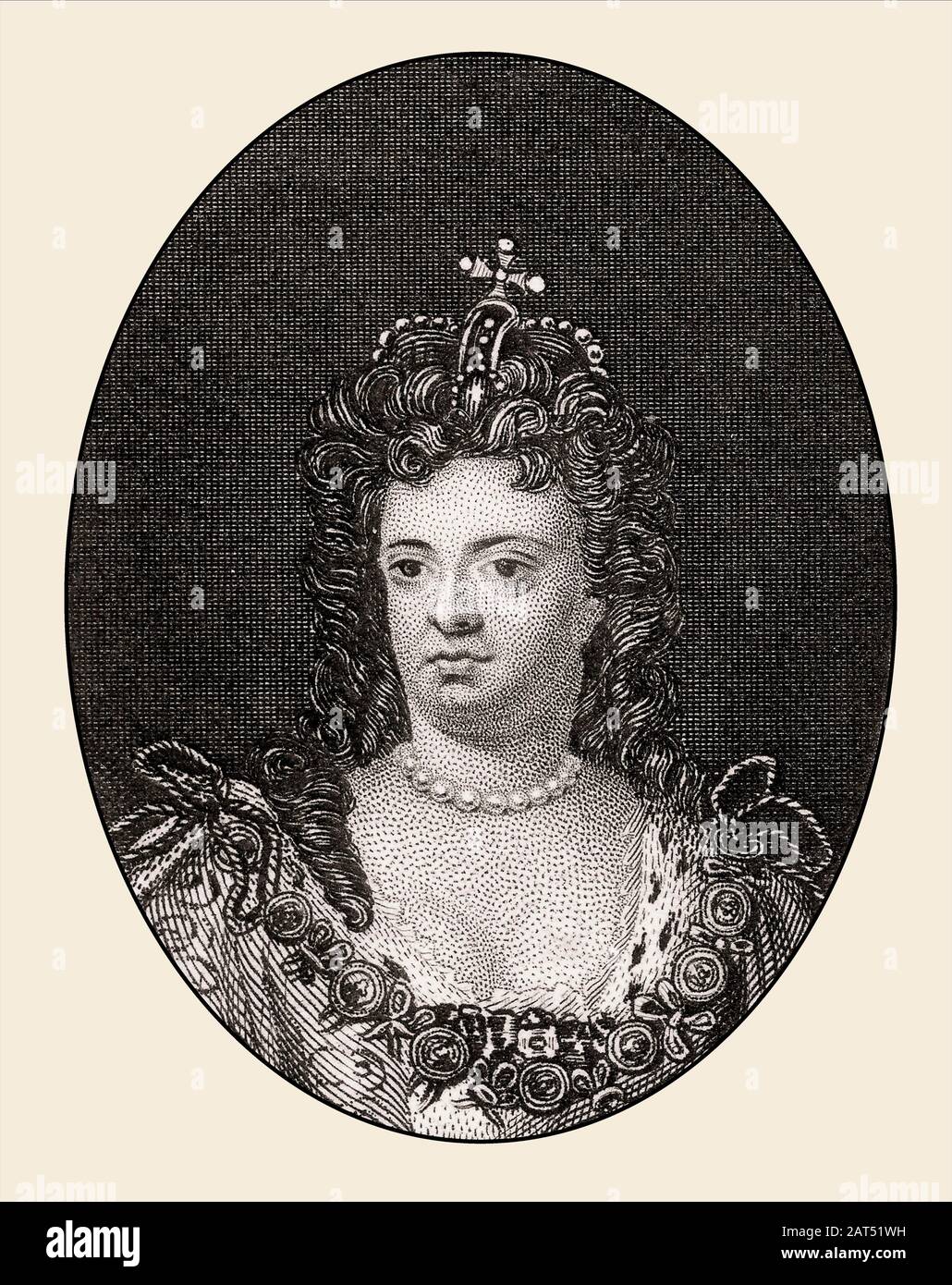 Anne, 16651714, Queen of England, Scotland and Ireland Stock Photo Alamy
