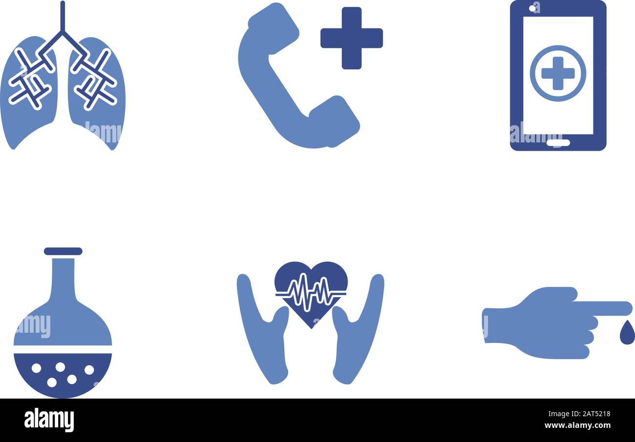 bundle of medical set icons Stock Vector Image & Art - Alamy