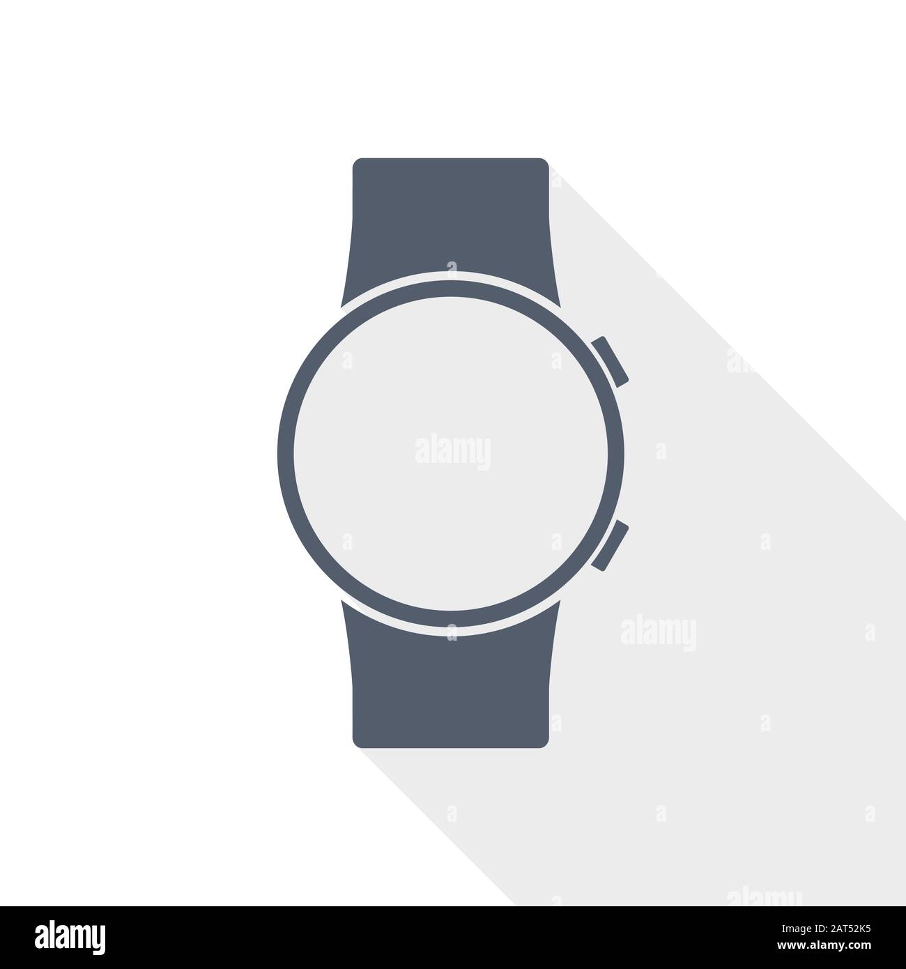 Smartwatch vector icon, smart watch concept flat design illustration Stock  Vector Image & Art - Alamy