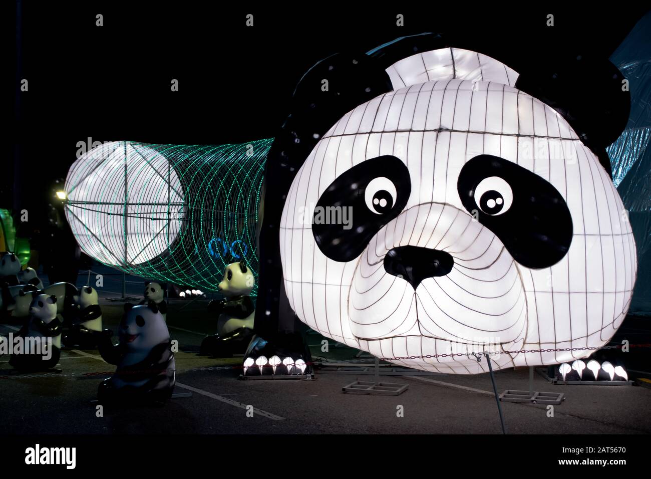 Panda Festival in NYC. Stock Photo