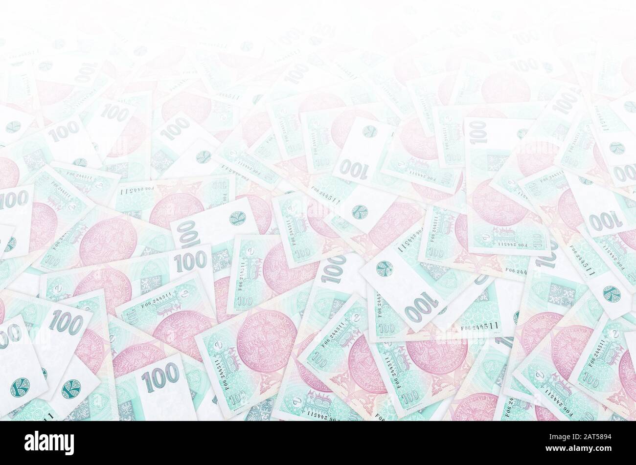 100 czech koruna note hi-res stock photography and images - Alamy
