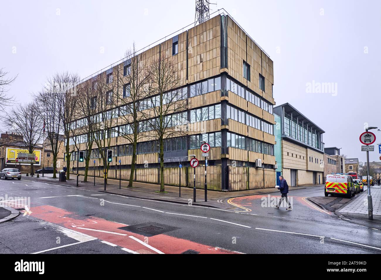 Police station in the centre of Lancaster, Lancashire Stock Photo