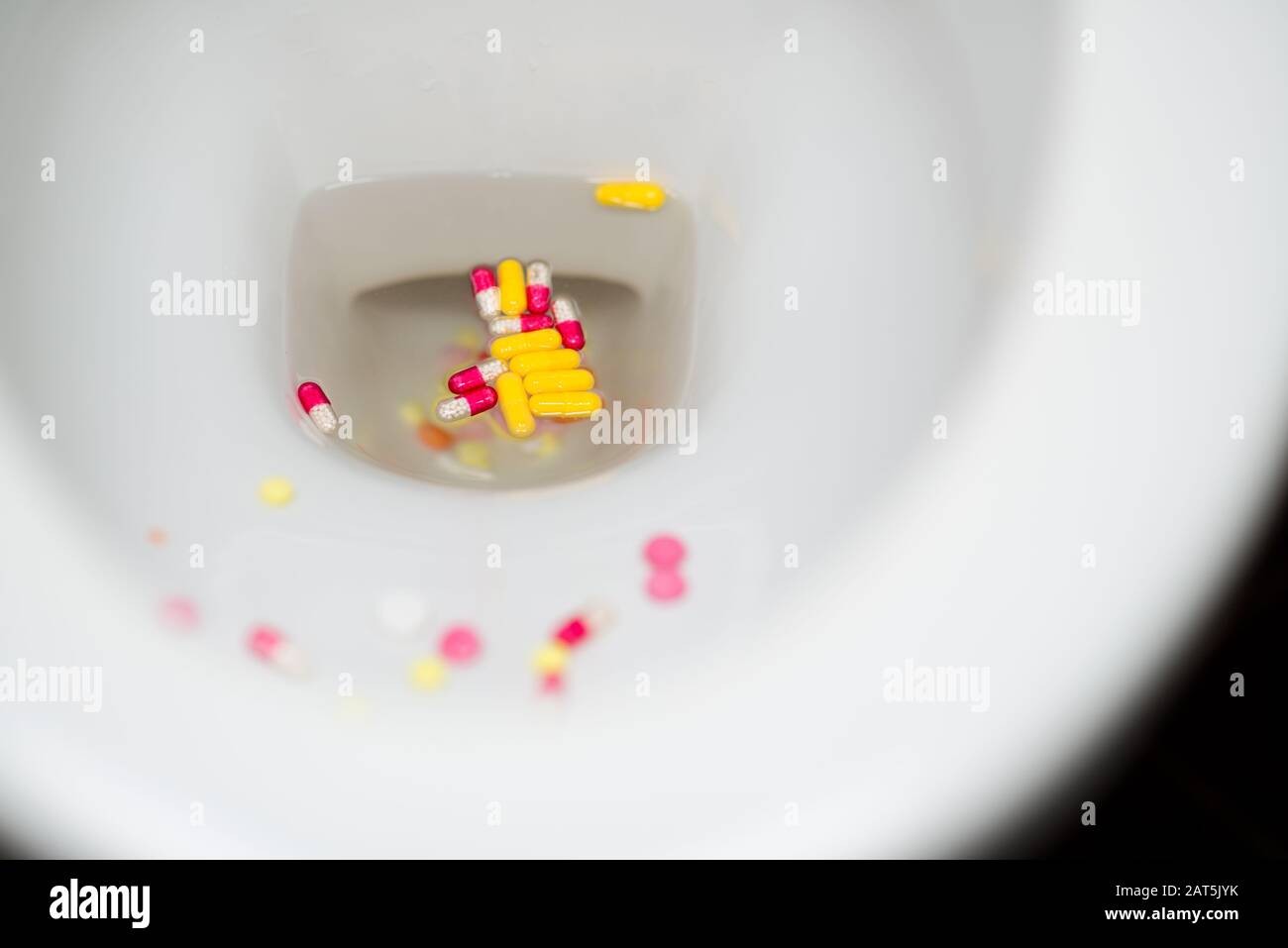 Flushed toilet hires stock photography and images Alamy