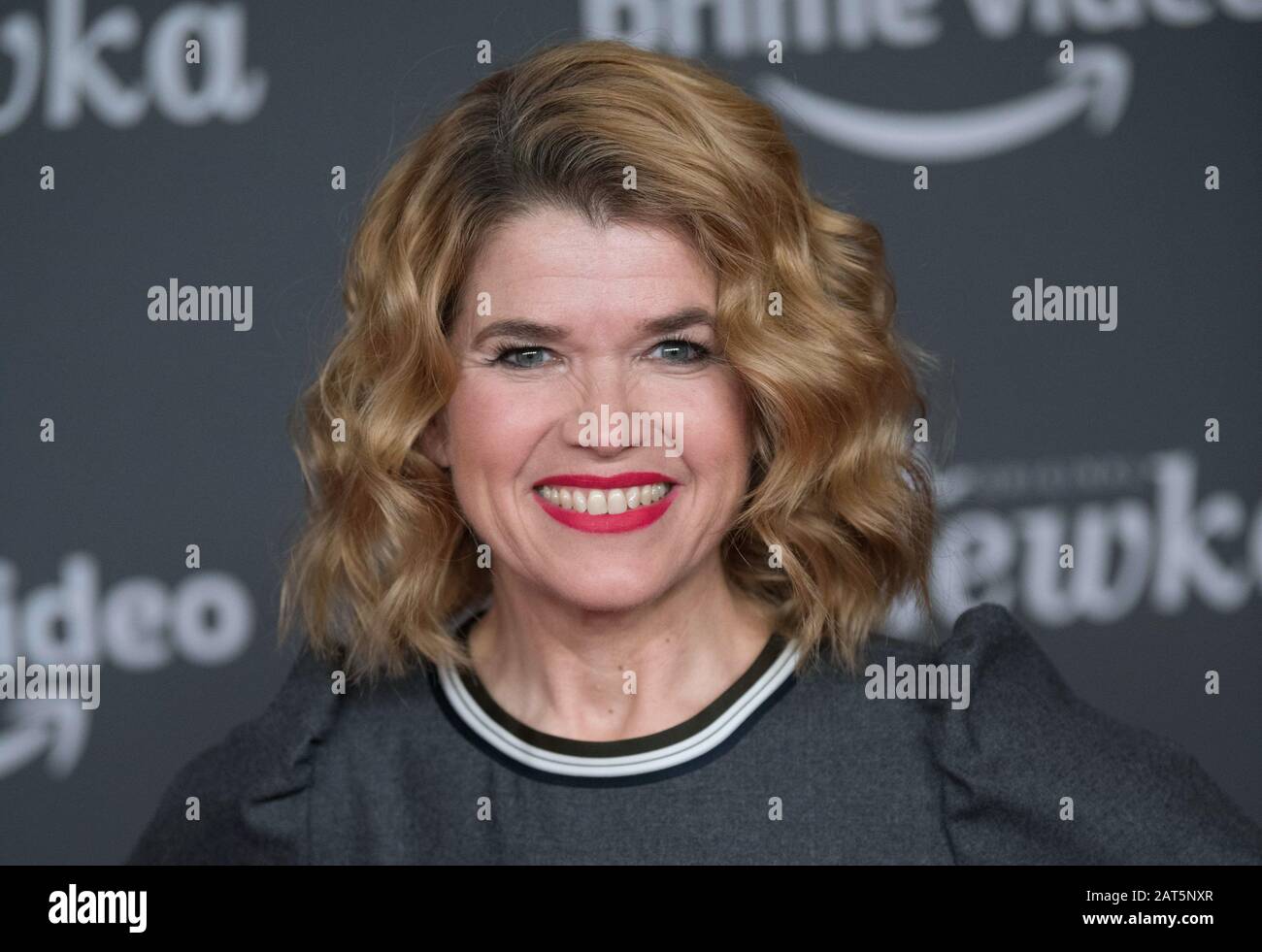 30 January 2020, Berlin: The actress Anke Engelke comes to the premiere of  the 10th season