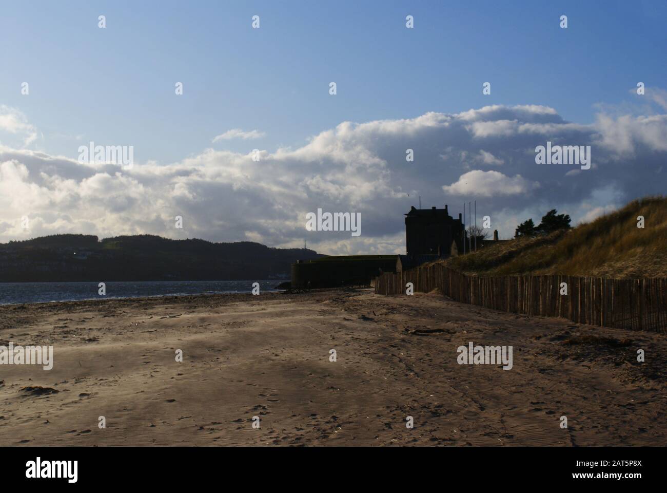 Broughty Castle, Broughty Ferry Dundee Jan 2020 Stock Photo