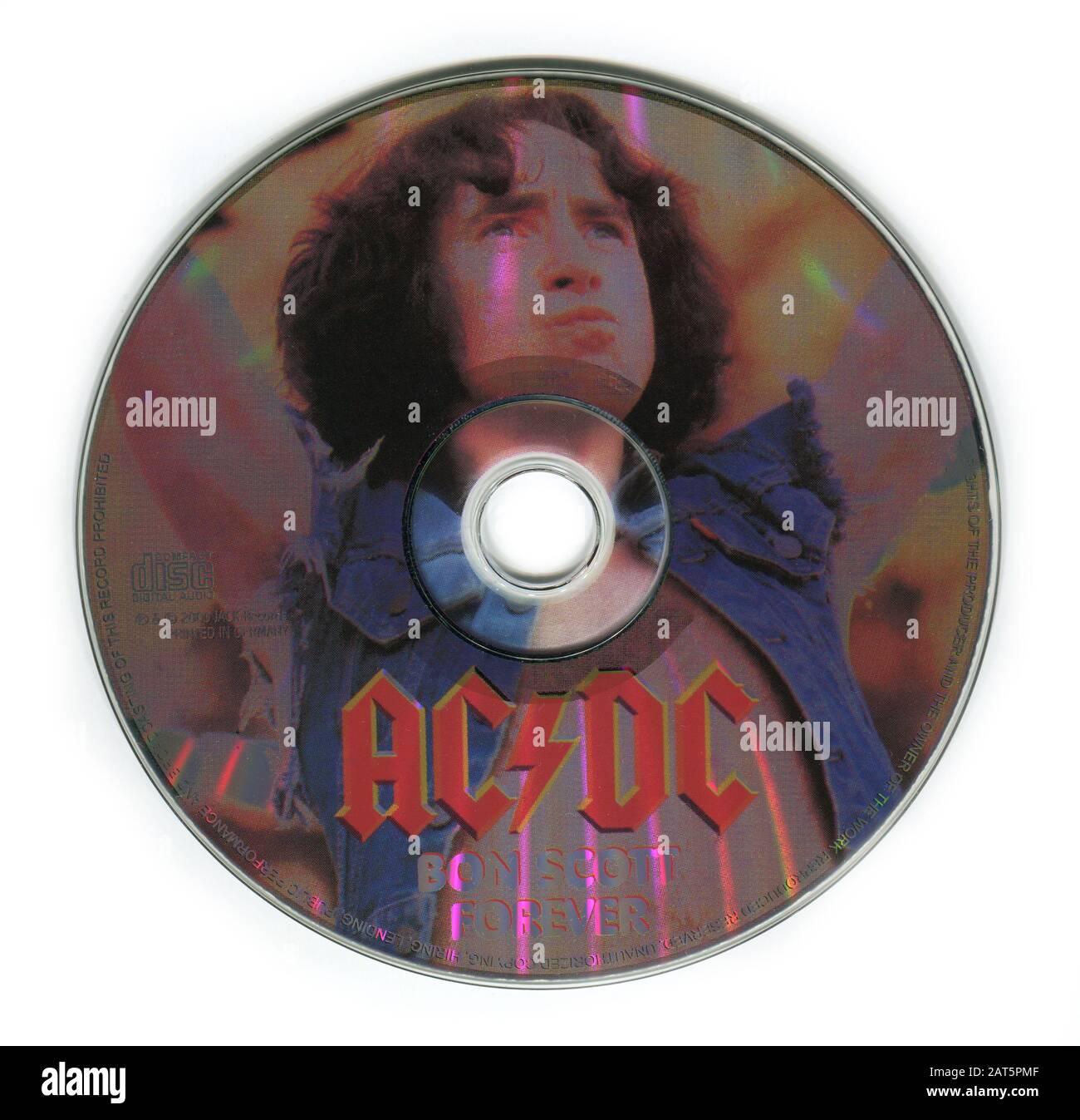 CD: AC/DC 'BON SCOTT FOREVER', released on JACK Records on 2000. Stock Photo