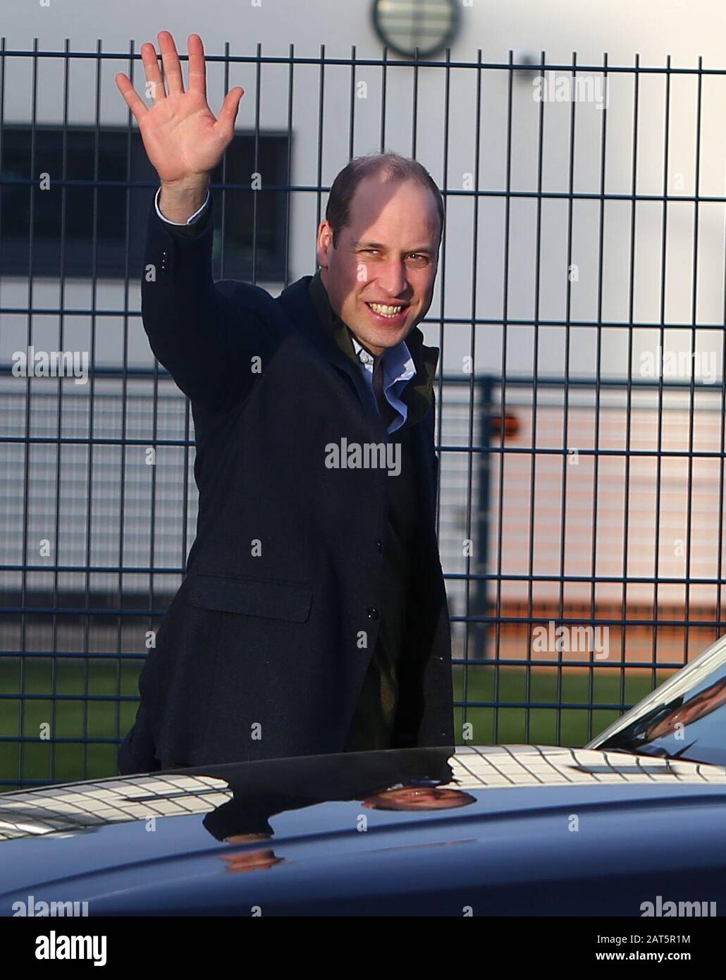 Liverpool,Uk Prince William visits Everton in the Community credit Ian