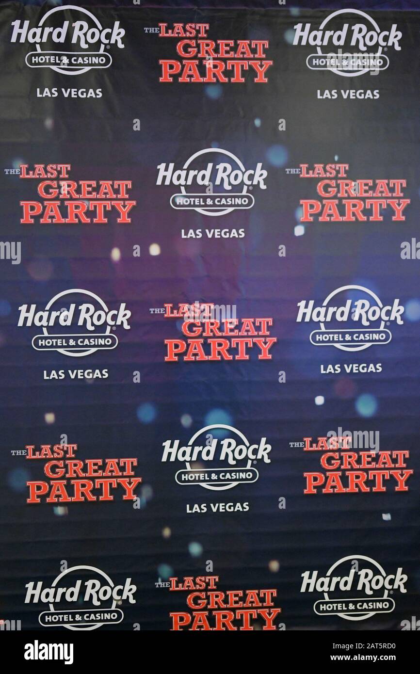 Las Vegas, NV, USA. 30th Jan, 2020. Hard Rock Hotel The last great