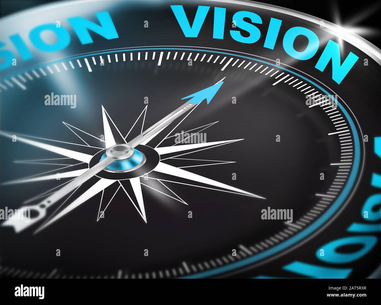 Vision compass Concept 3d Stock Photo Alamy