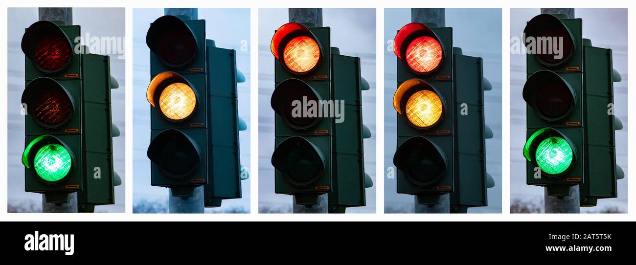 Sequence Of Traffic Lights In Germany Stock Photo Alamy Sequence Of Traffic Lights In Germany Stock Photo Alamy