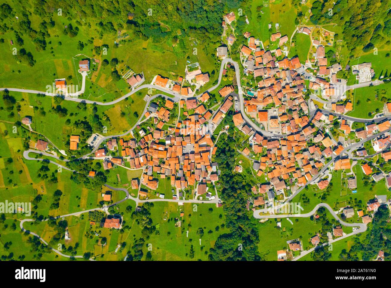 View of an italian village hi-res stock photography and images - Alamy