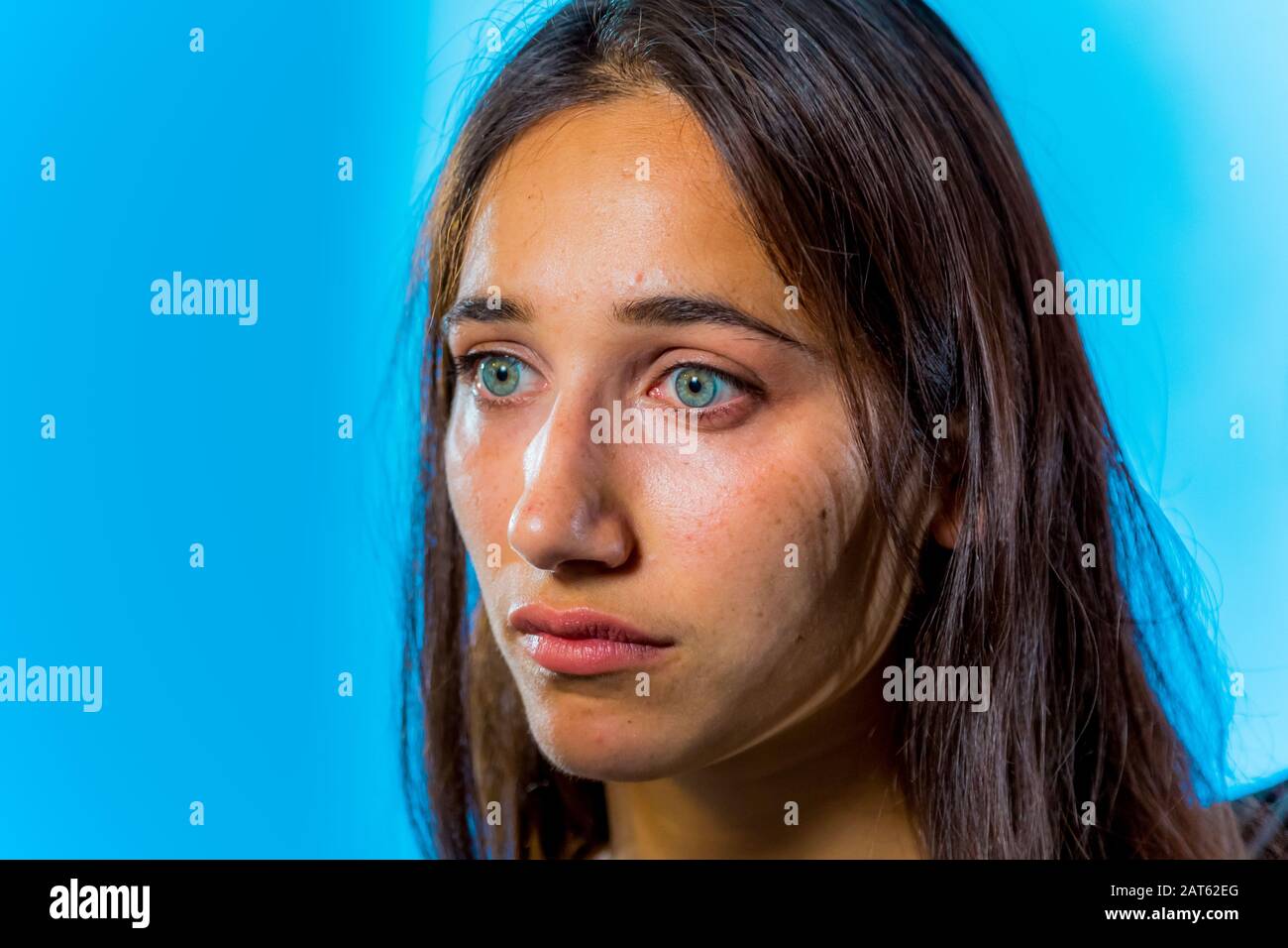 Light skinned girl blue eyes hi-res stock photography and images - Alamy