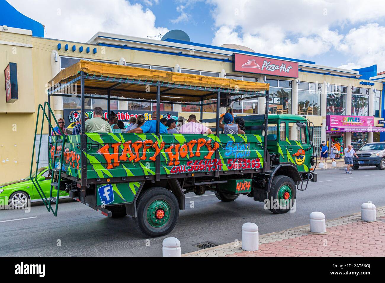 Happy Hoppy Tours in Aruba Stock Photo
