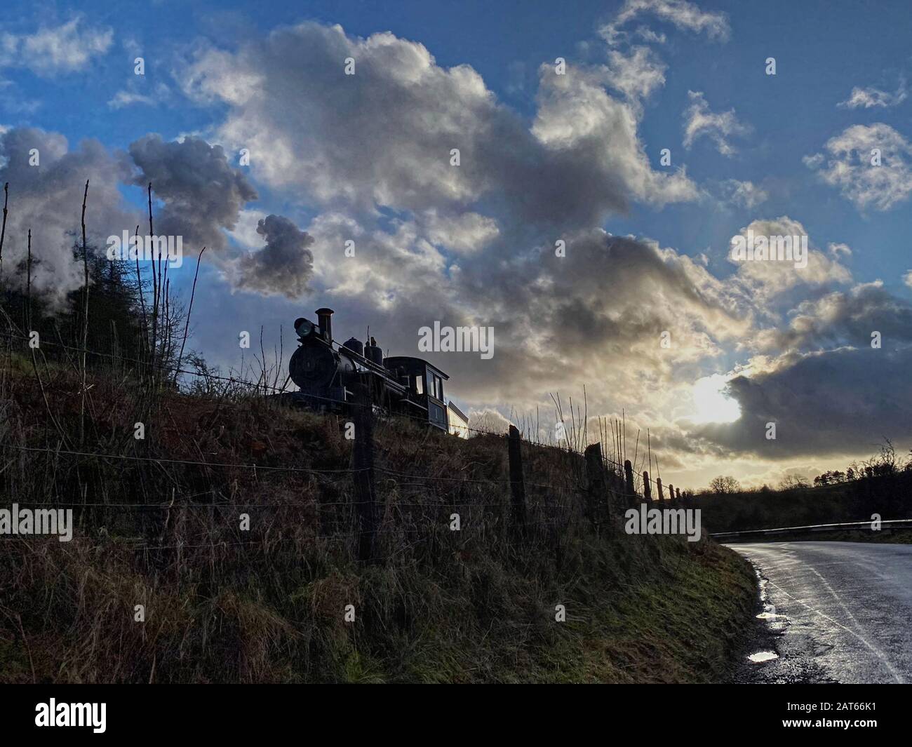 Brecon Mountain Railway, South Wales, UK Stock Photo
