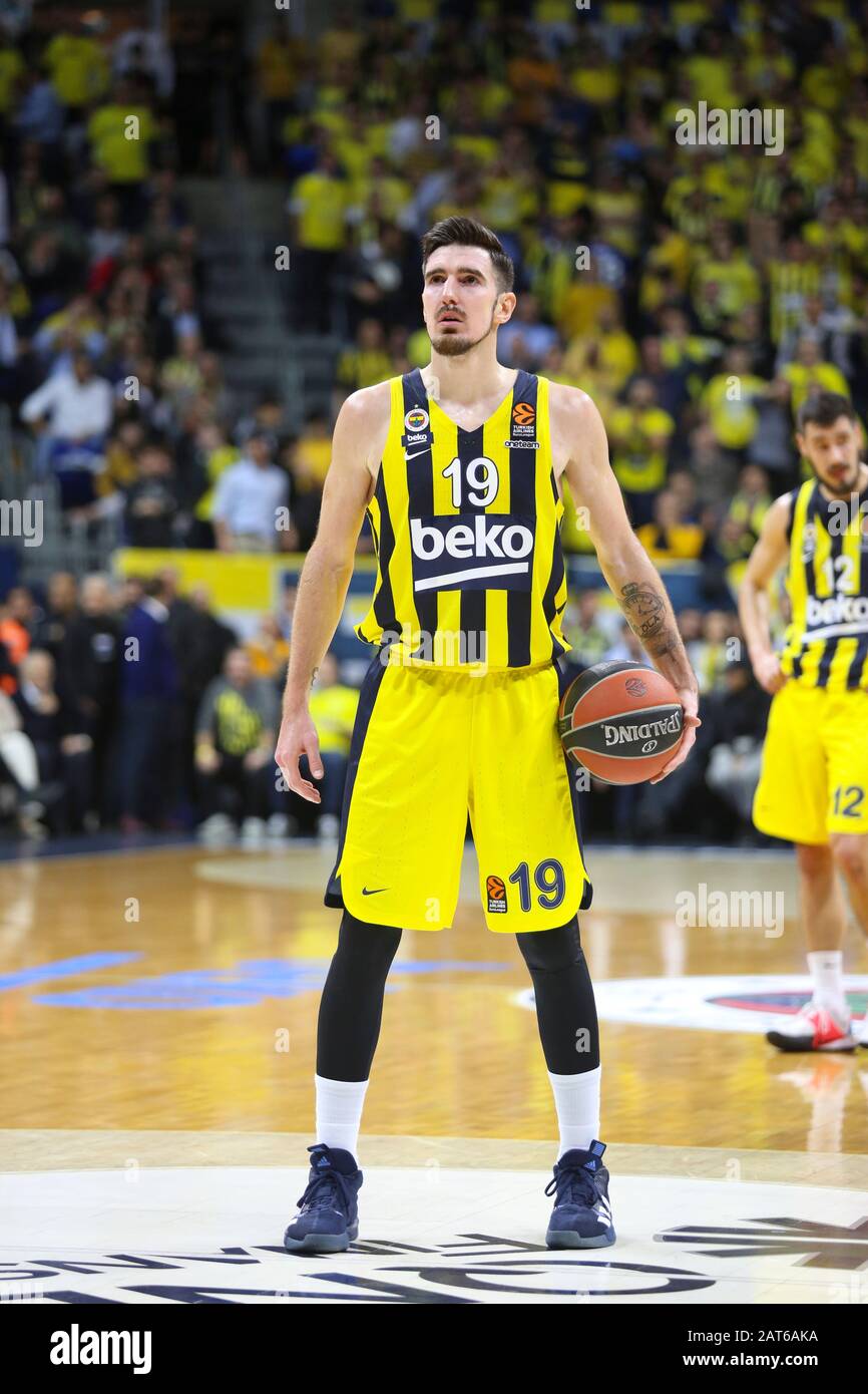Istanbul Turkey January 16 2020 Nando De Colo At The Free Throw Line During Euroleague 2019 20 Round 20 Basketball Game Between Fenerbahce And Barcelona Stock Photo Alamy