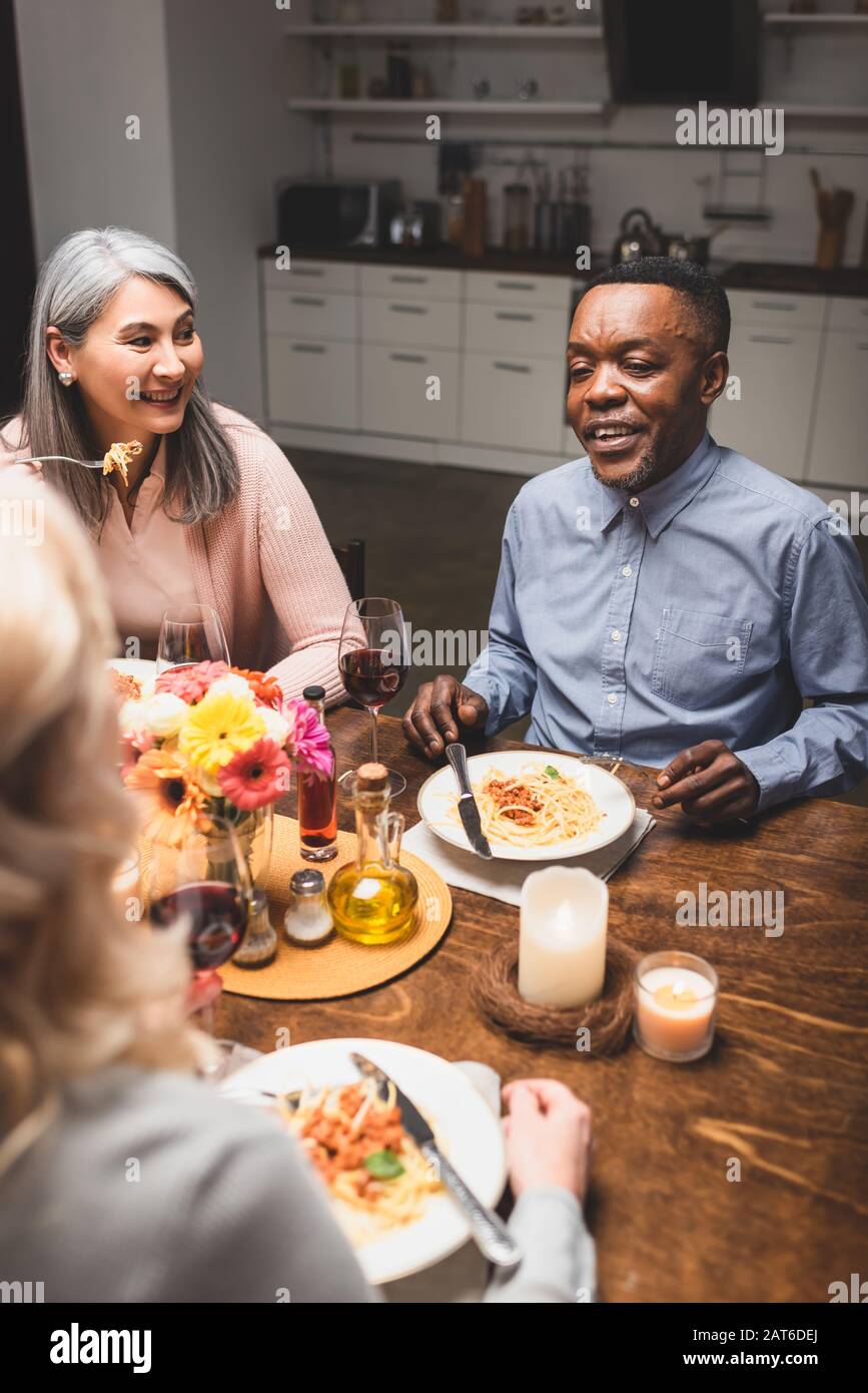 Mature black woman talking friend hi-res stock photography and images ...