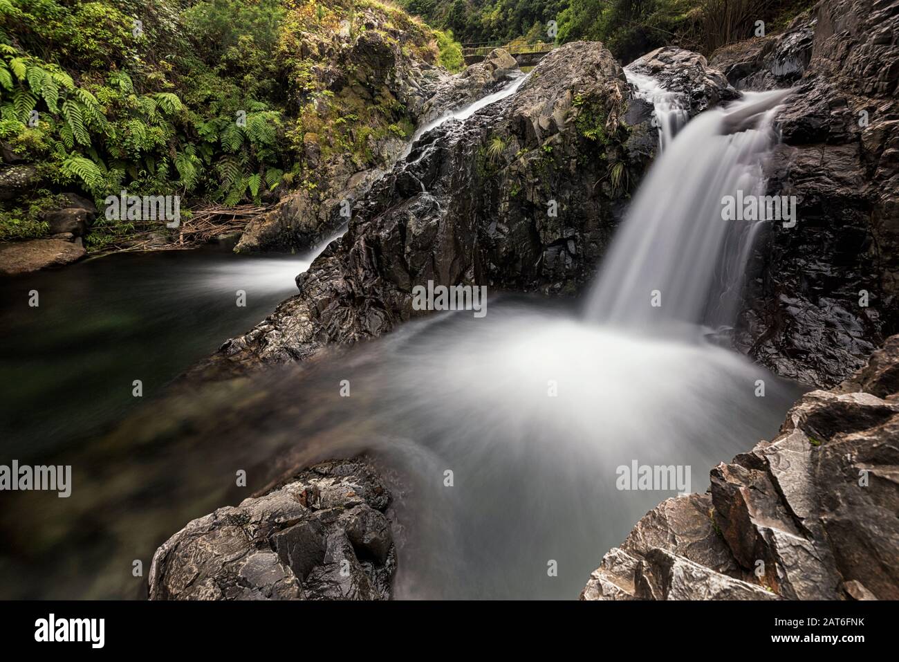 Poço das Casas is a waterfall in Ribeira do Porco, São Vicente, Madeira  island. It is a hidden spot in the valleys of the remote mountains of Falca  Stock Photo - Alamy