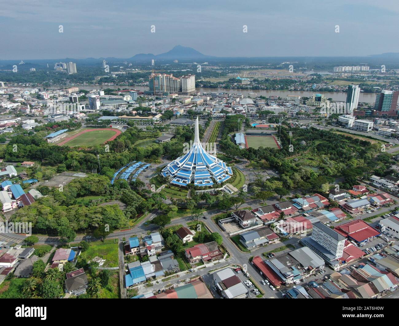 Kuching, Sarawak / Malaysia - October 27 2019: The iconic MBKS building ...