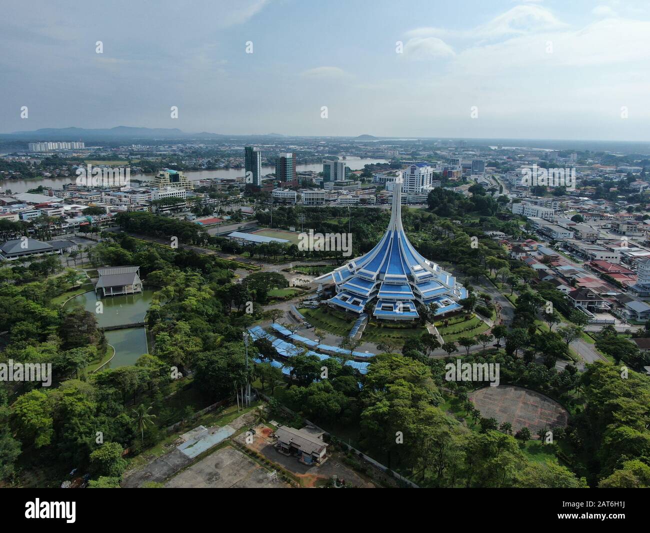 Kuching, Sarawak / Malaysia - October 27 2019: The iconic MBKS building ...