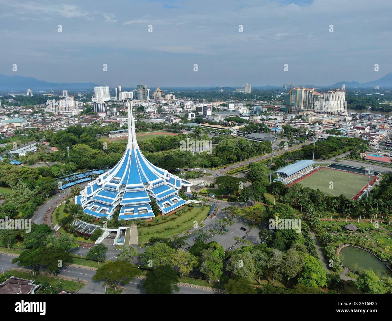 Kuching, Sarawak / Malaysia - October 27 2019: The iconic MBKS building ...