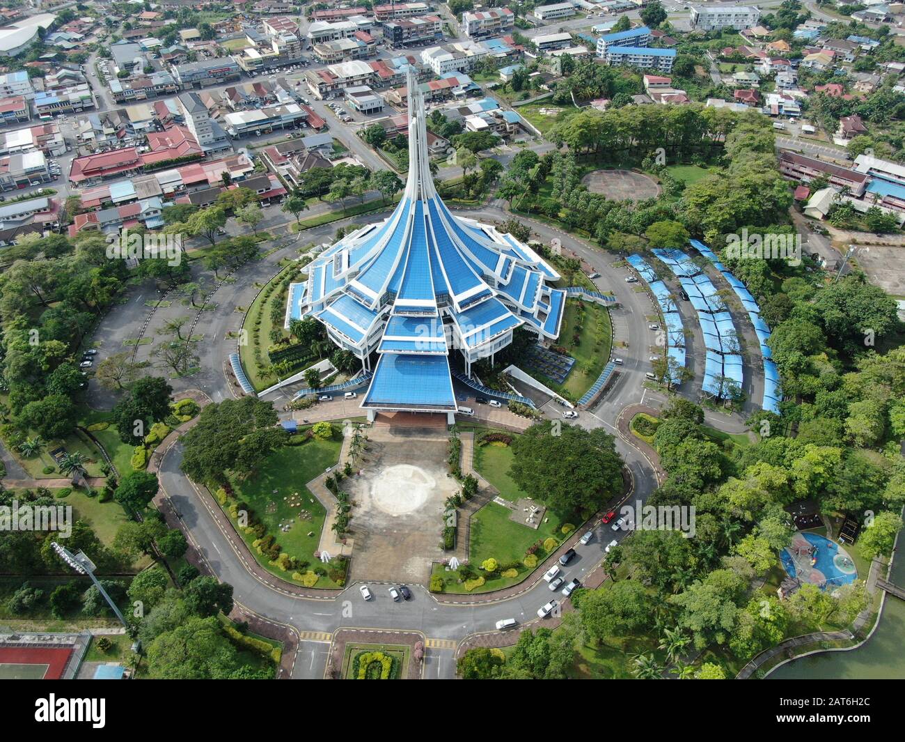 Kuching, Sarawak / Malaysia - October 27 2019: The iconic MBKS building ...