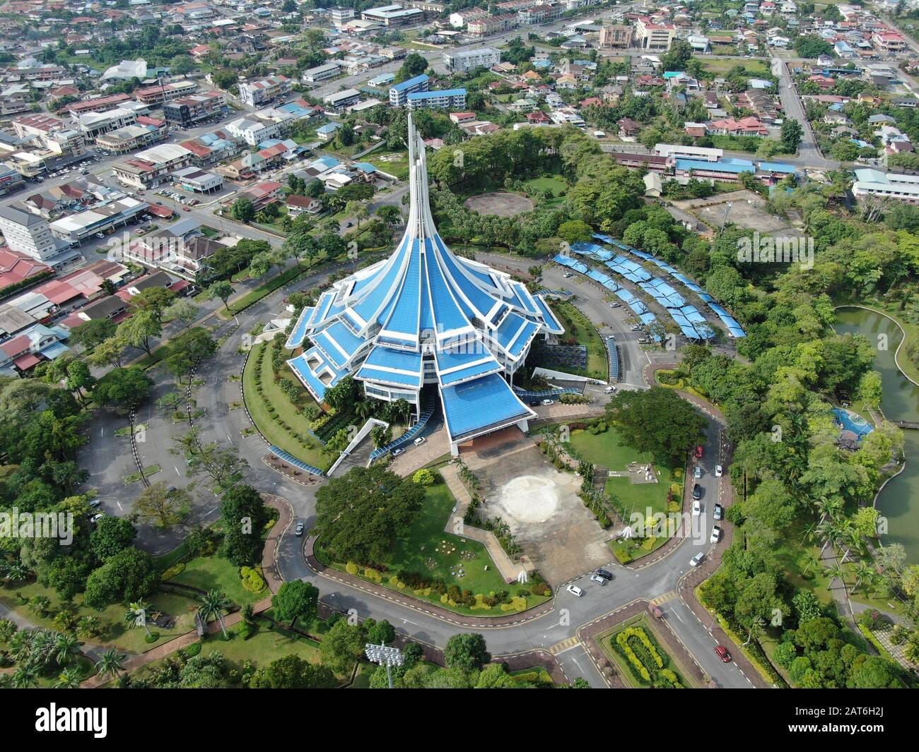Kuching, Sarawak / Malaysia - October 27 2019: The iconic MBKS building ...