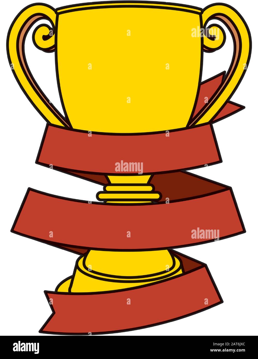 trophy cup award isolated icon Stock Vector Image & Art - Alamy