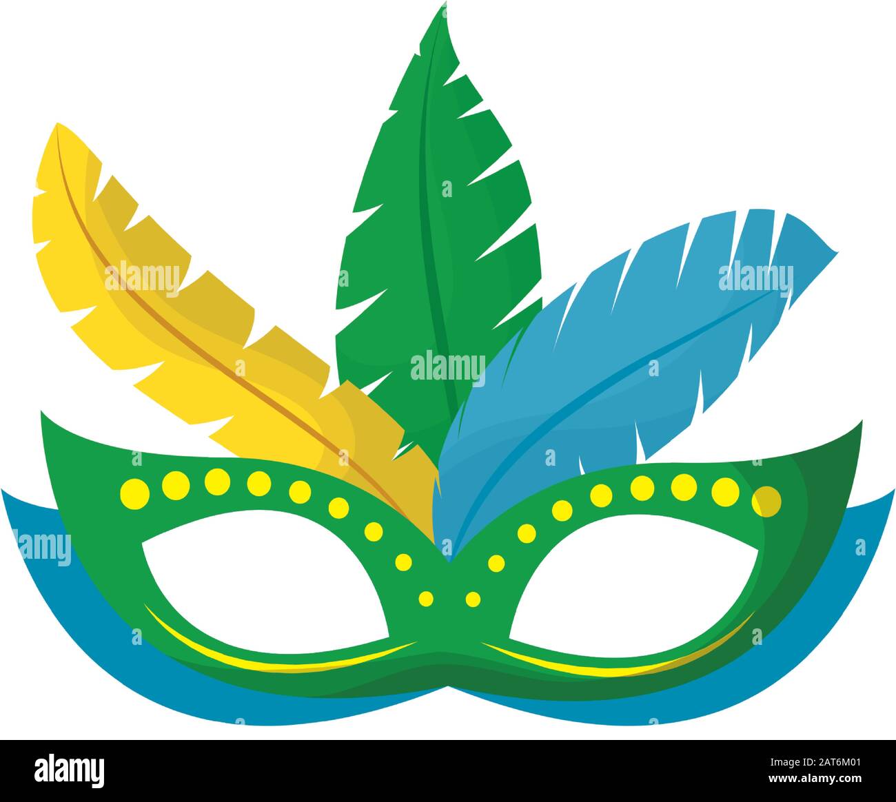 brazilian carnival mask with feathers Stock Vector Image & Art - Alamy