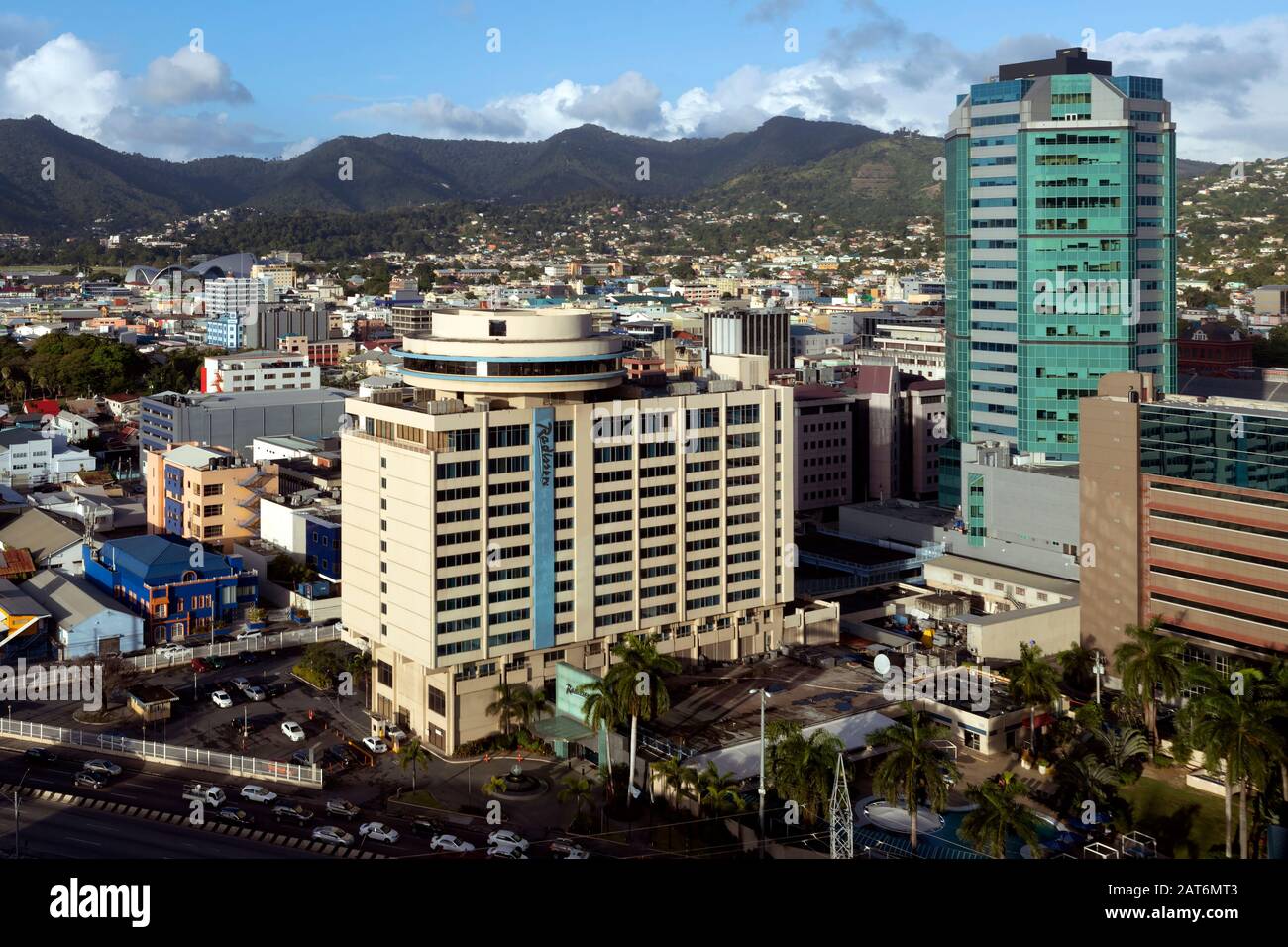 Port of Spain, city skyline, Trinidad and Tobago Stock Photo - Alamy