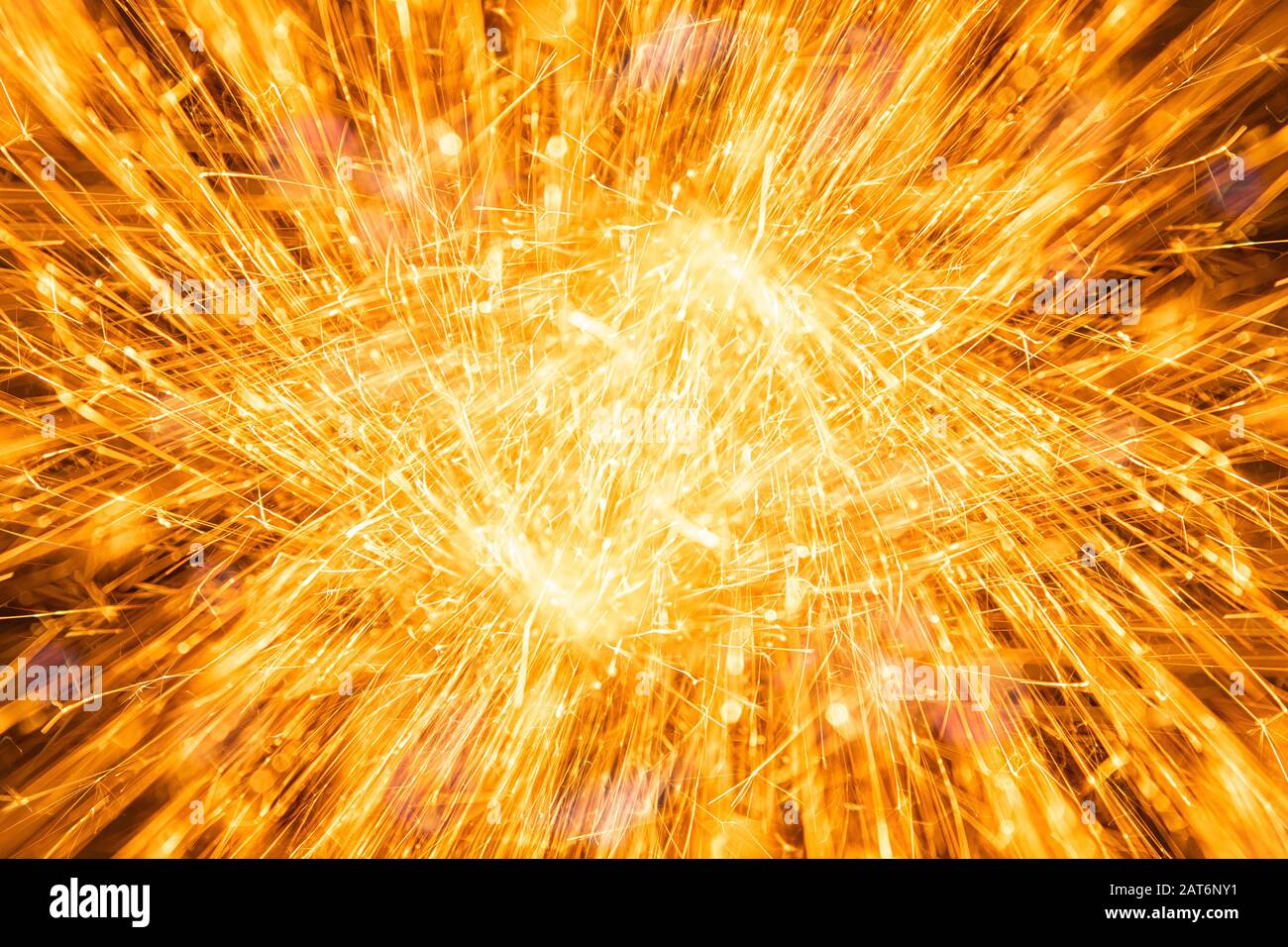 Sparks fire closeup on a black background. Material joining production  process. Man working on iron soldering, welding sparks Stock Photo - Alamy