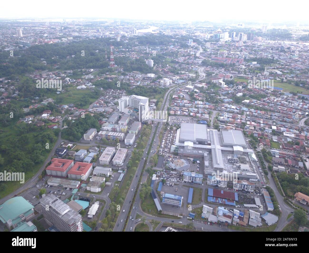 Kuching Sarawak Malaysia October 20 2019 The Buildings And Scenery Of The Simpang Tiga Area Stock Photo Alamy