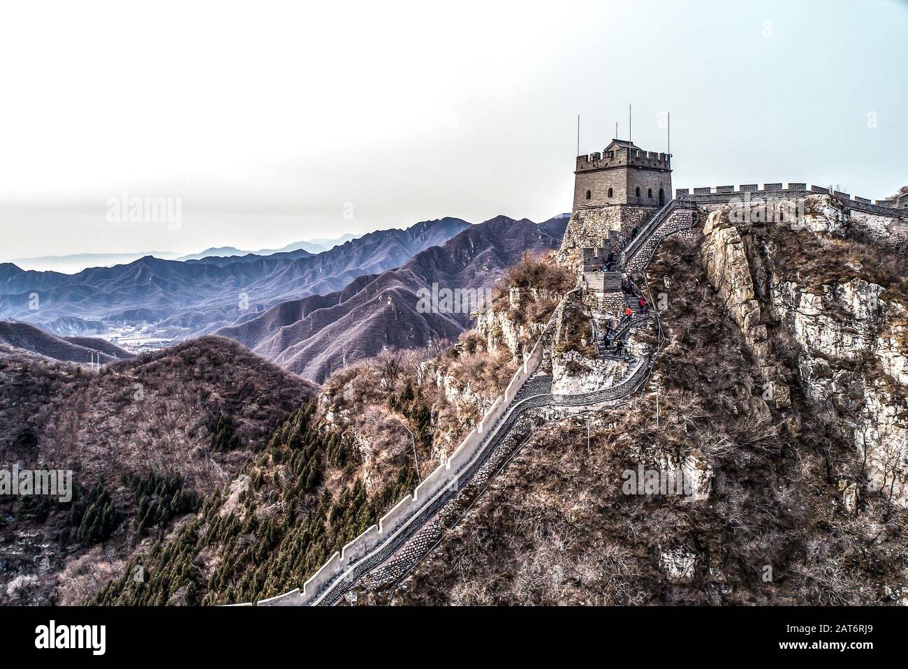 Great Wall of China from Above - Aerial View of Crumbling and Remote  Location (History and Travel) 