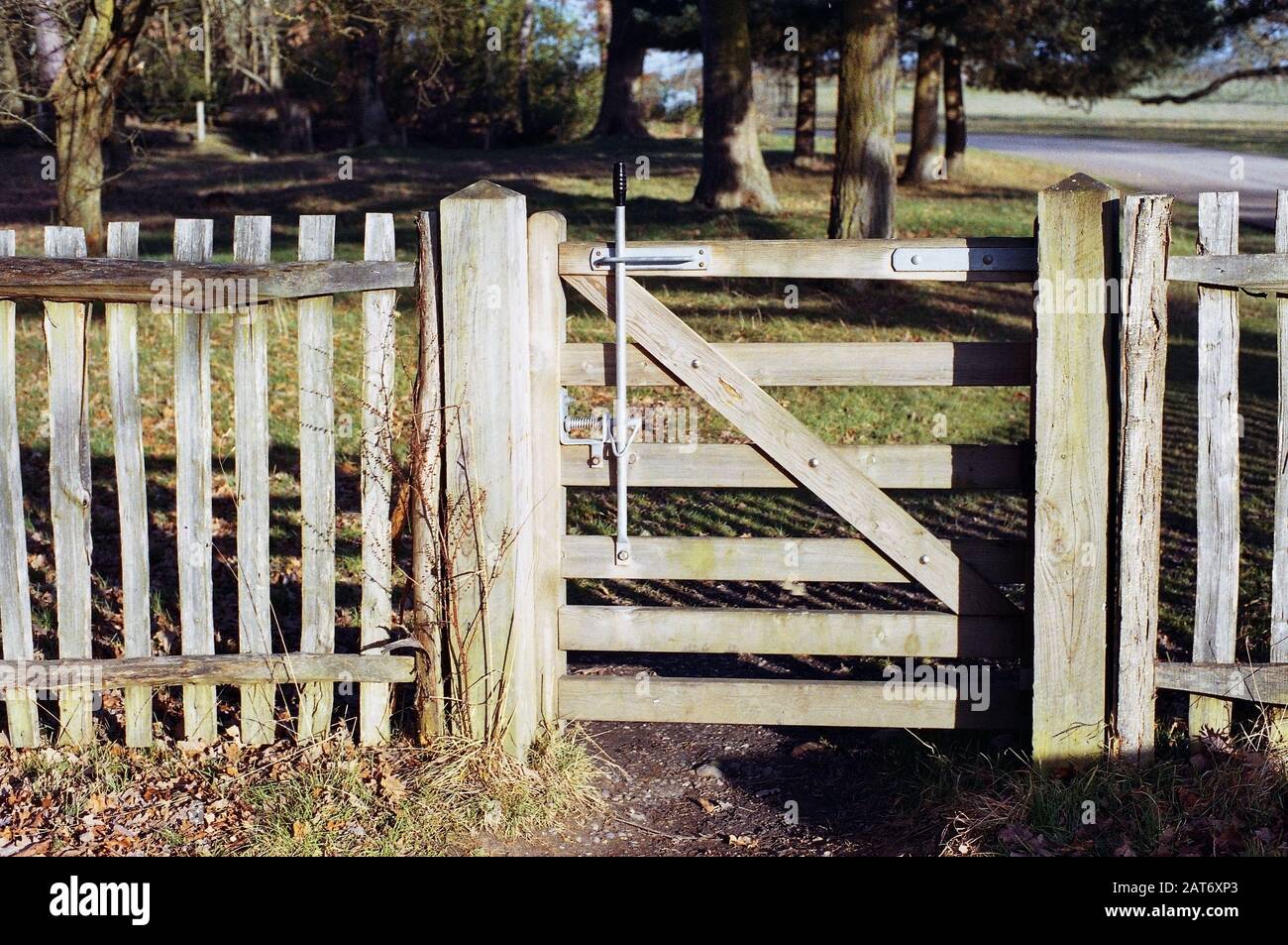 gate stle fence Stock Photo