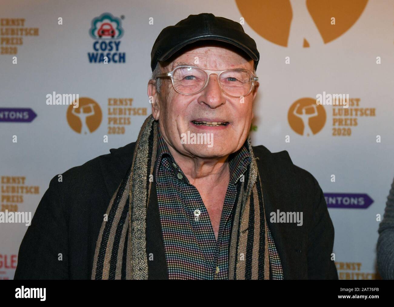 Berlin, Germany. 29th Jan, 2020. Volker Schlöndorff at the presentation of the Ernst Lubitsch Prize in the Babylon cinema. The Club of Film Journalists Berlin traditionally honours the best comedic performance in a German-language cinema film on 29 January, the birthday of Ernst Lubitsch. Credit: Jens Kalaene/dpa-Zentralbild/dpa/Alamy Live News Stock Photo
