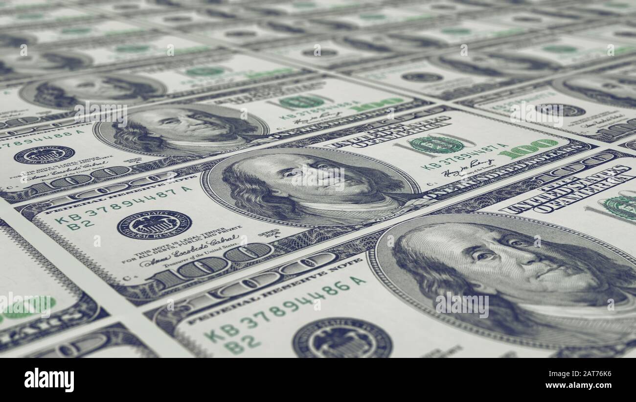 100 dollar notes hi-res stock photography and images - Alamy