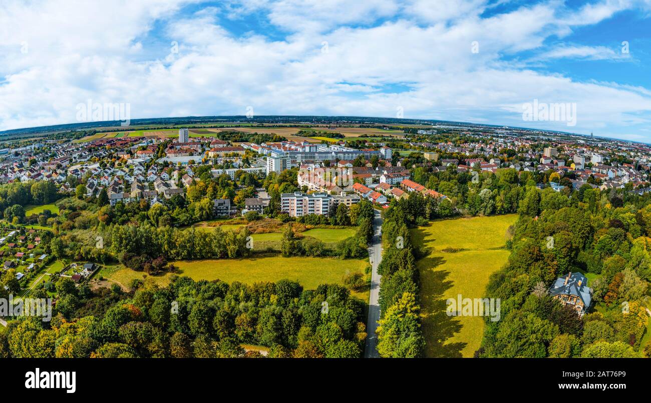 View of AugsburgHaunstetten from the east Stock Photo Alamy