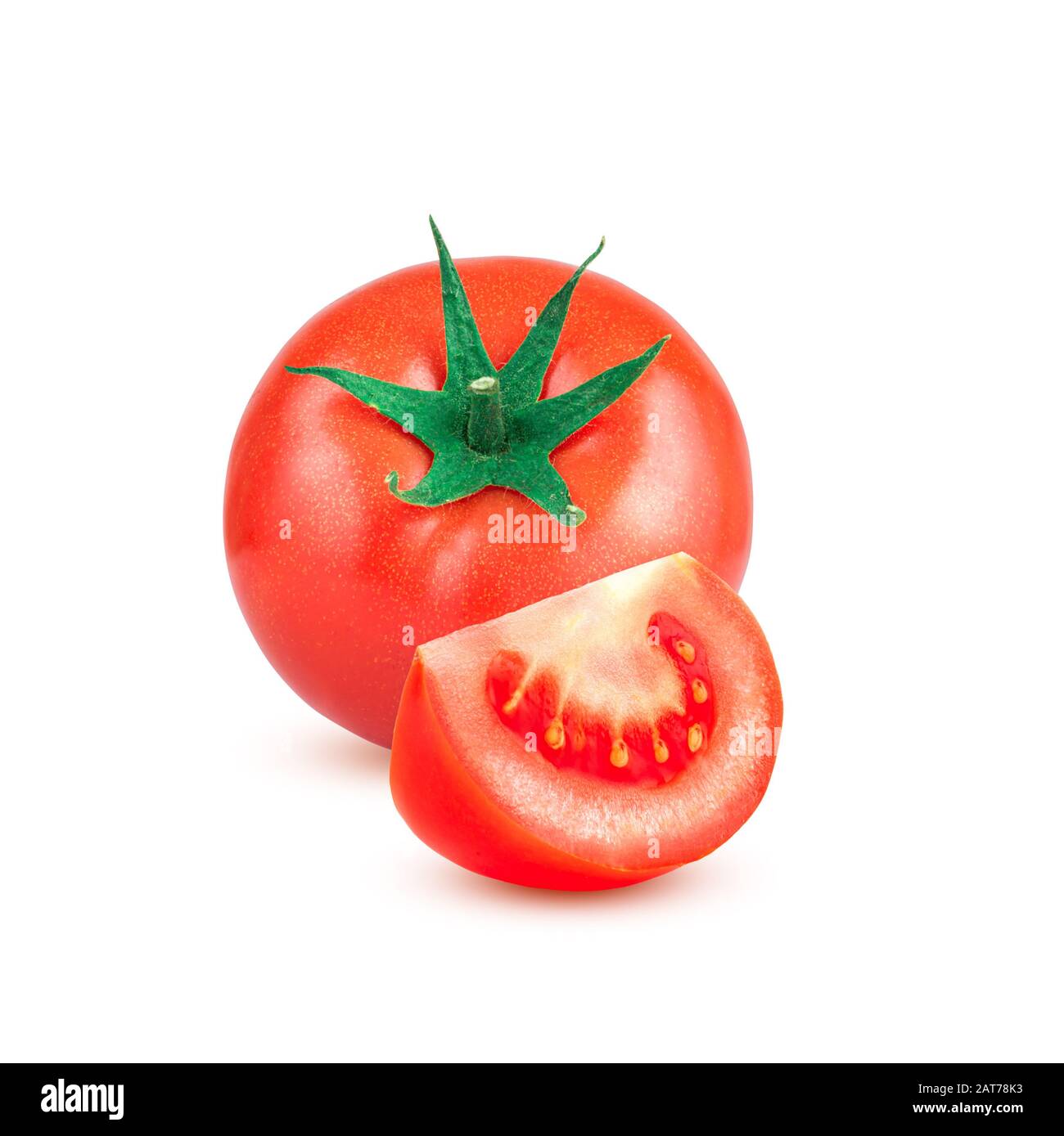 red tomato isolated on white background with clipping path Stock Photo ...