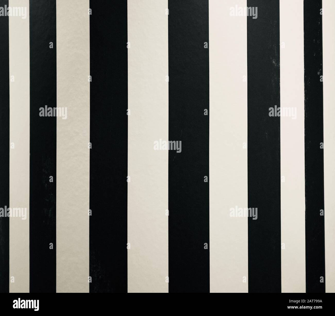 Black and white irregular vertical striped background Stock Photo