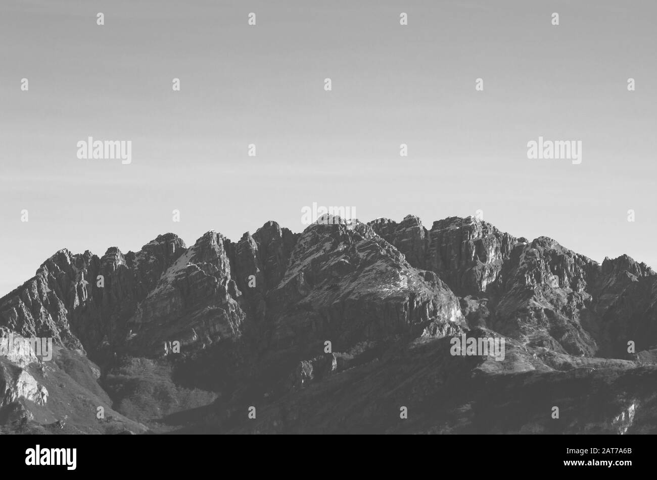 mountain range - italian prealps Stock Photo
