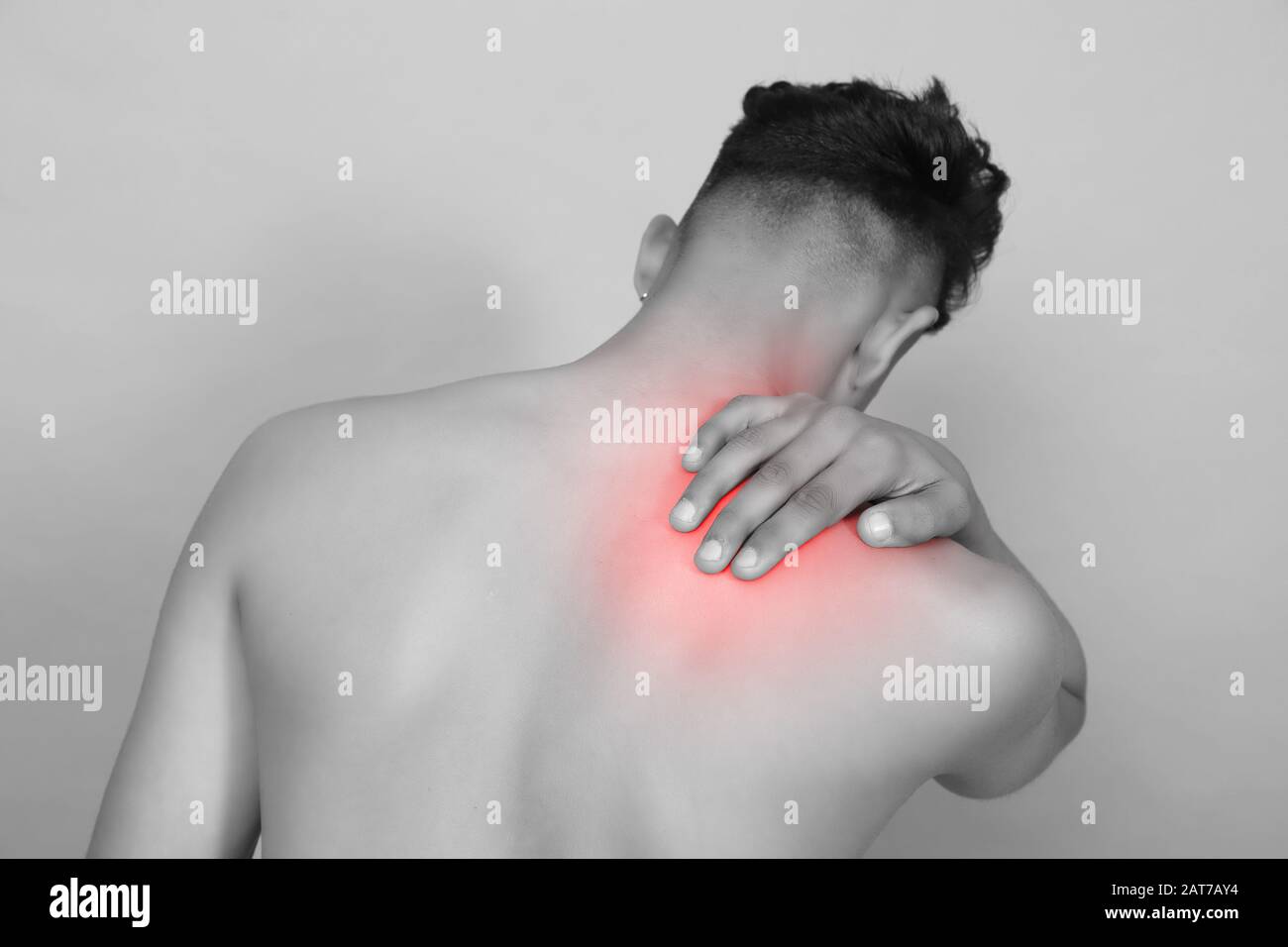 Body Parts Pain of Human. Stock Photo