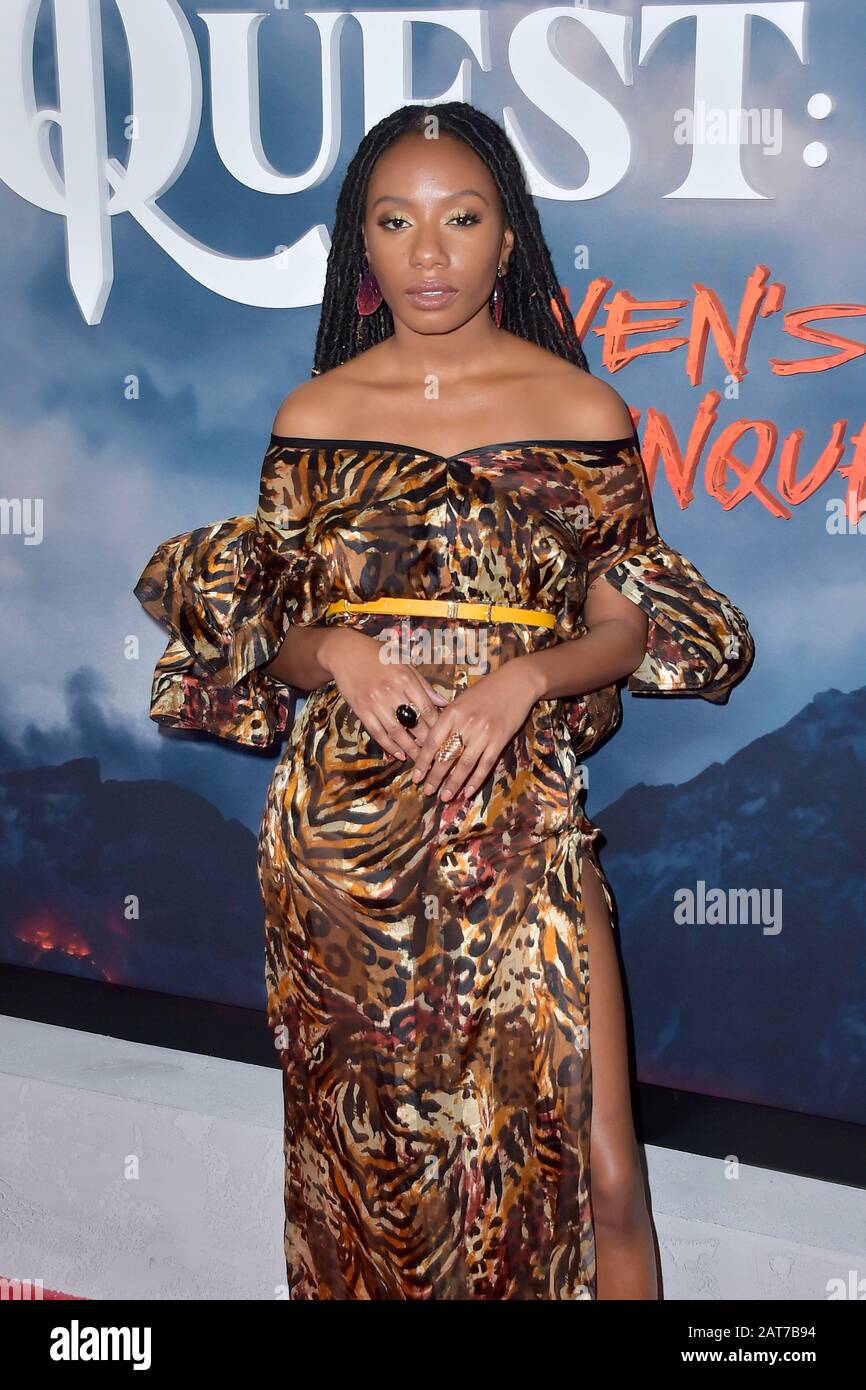 Los Angeles, USA. 29th Jan, 2020. Imani Hakim at the premiere of the