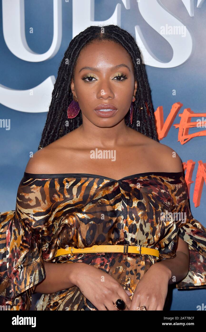 Los Angeles, USA. 29th Jan, 2020. Imani Hakim at the premiere of the