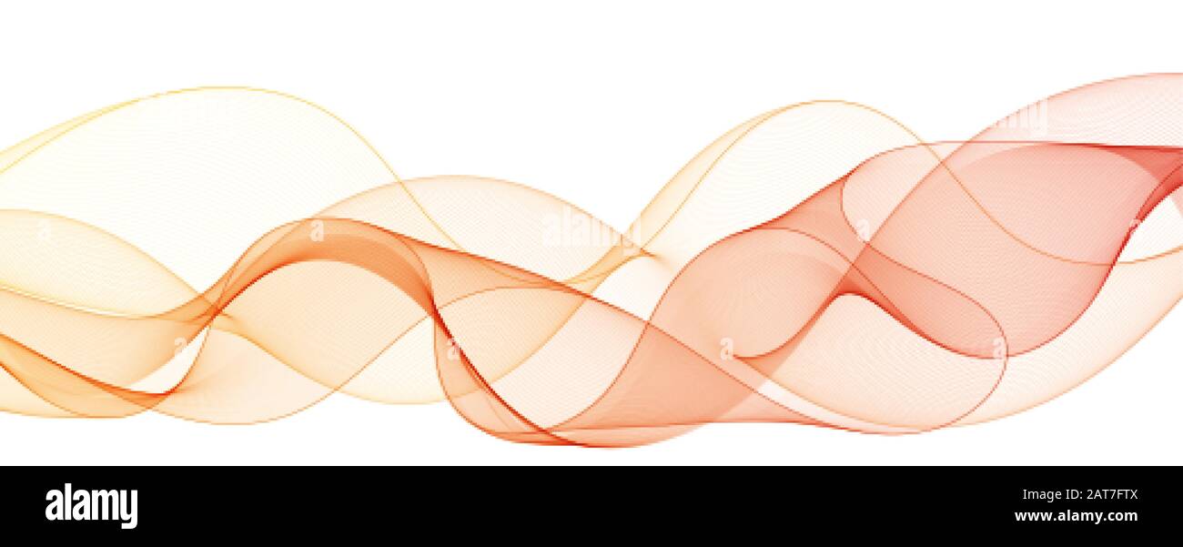 Vector abstract orange wave background for brochure design Stock Vector ...