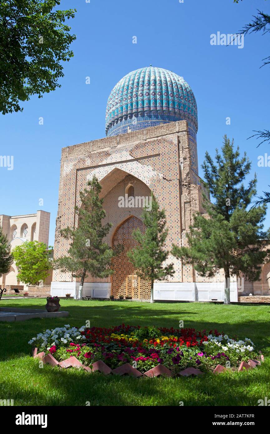Bibi Chanum Mosque, Samarkand, Samarqand Province, Uzbekistan Stock Photo